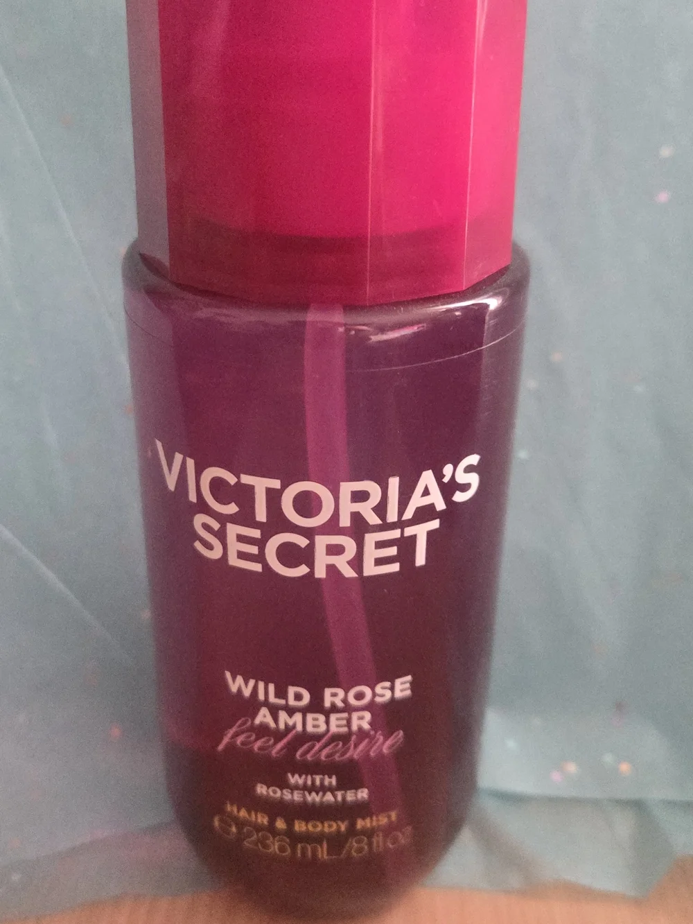 Victoria's Secret Wild Rose Amber Feel Desire Body Mist 8 oz